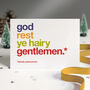 Autocorrect 'Hairy' Funny Christmas Card Single Or Pack, thumbnail 1 of 3