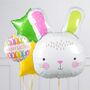 Easter Bunny Head Happy Easter Balloon Package, thumbnail 2 of 4