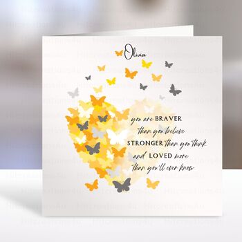 You Are Braver Than You Think Motivational Card, 6 of 7