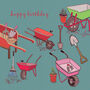 'Wheelbarrows' Birthday Card, thumbnail 4 of 4