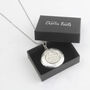 60th Birthday Vintage Sixpence Locket Necklace, thumbnail 7 of 11