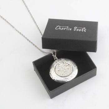 60th Birthday Vintage Sixpence Locket Necklace, 7 of 11