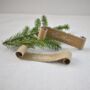 Personalised Christmas Scroll Place Name Cards X 10, thumbnail 2 of 8
