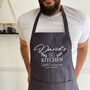 Personalised Kitchen Apron For Dad, thumbnail 1 of 4