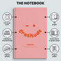 Hardback Notebook Personalised Name Gratitude Design, thumbnail 5 of 5