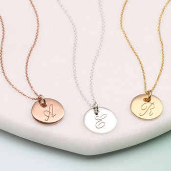 Sterling Silver Or 18ct Gold Plated Initial Necklaces, 2 of 6