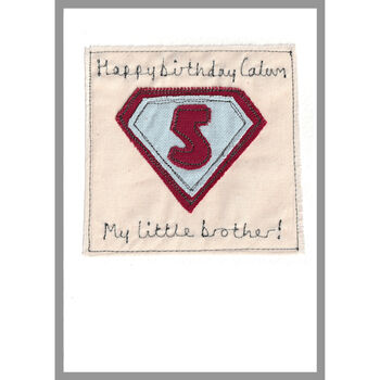 Personalised Superhero Birthday Card For Him, 9 of 12