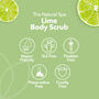 Lime Body Scrub Gentle Natural Exfoliator 75g, thumbnail 6 of 11