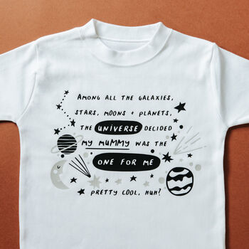 The Universe Decided Personalised Children's T Shirt, 4 of 5