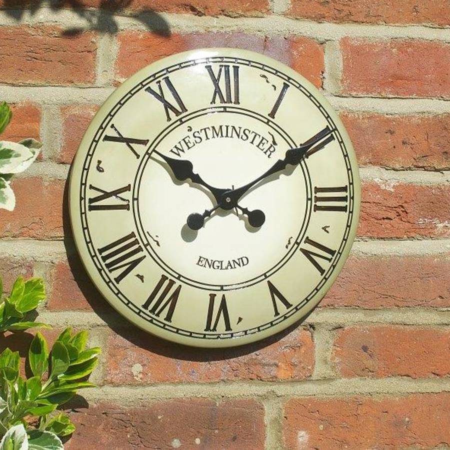Vintage Style Westminster Wall Clock By Garden Selections
