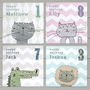 Personalised Children's Animal Birthday Card Pack, thumbnail 2 of 3