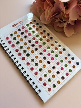 Colourful Stone Border 576 Bindi Booklet, 6 of 8