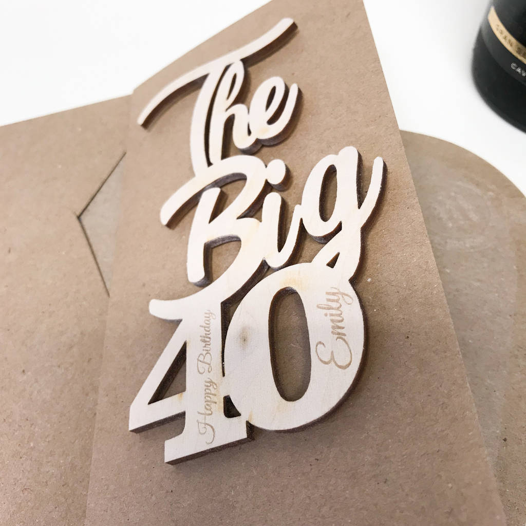 The Big 40 Birthday Free Printable