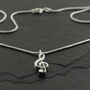 Treble Clef Necklace, thumbnail 2 of 4