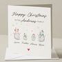 Christmas Card For Family, thumbnail 1 of 7