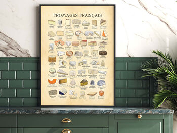 Vintage French Cheese Print, 3 of 10