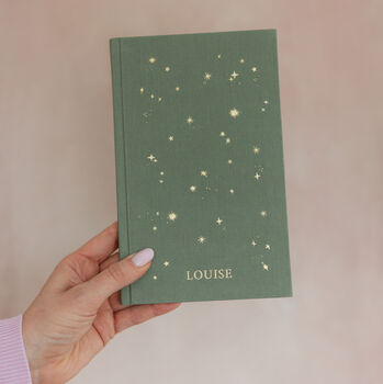 Starry Lined Notebook/ Personalised Notebook/Gift, 7 of 10
