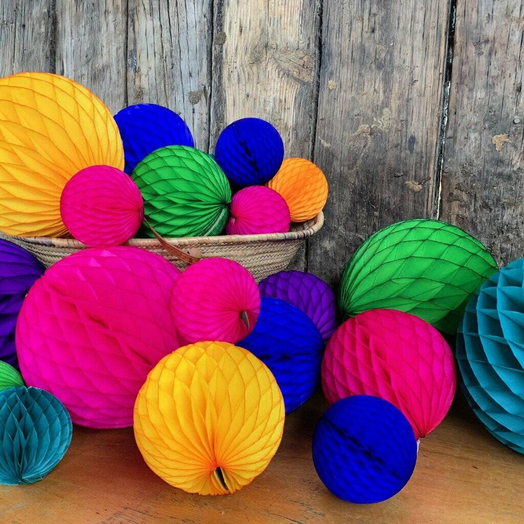Tissue Paper Honeycomb Ball Decoration Party + Weddings, 1 of 12