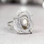 Fossil Druzy Ring Adjustable Size, thumbnail 3 of 12