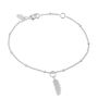 Feather Bracelet In Silver Or 18ct Gold Vermeil, thumbnail 4 of 5