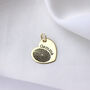 Personalised 9ct Solid Gold Fingerprint Heart Charm, thumbnail 1 of 4