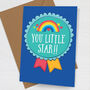 'You Little Star' Congratulations Card For A Child, thumbnail 1 of 1