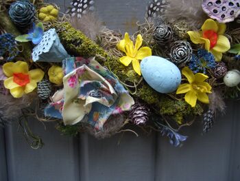 Easter Spring Summer Door Wreath, 3 of 6