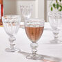 Set Of Four Bella Perle Glass Goblets, thumbnail 1 of 7