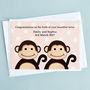 Personalised Twins Birthday Or New Baby Card, thumbnail 2 of 5
