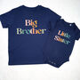 Pastel Rainbow Matching Sibling T Shirts, thumbnail 1 of 5