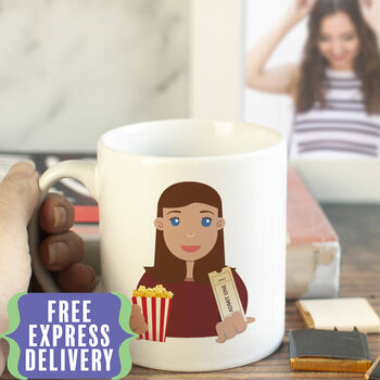 Personalised Film Lover Gift Mug, 2 of 8