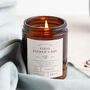 First Father's Day Gift Personalised Apothecary Candle, thumbnail 1 of 11