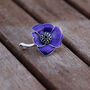 Poppy Purple Brooch, thumbnail 2 of 6
