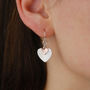 Personalised Silver And Rose Gold Plated Heart Necklace, thumbnail 4 of 7