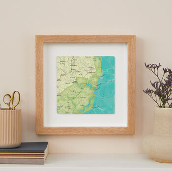 Personalised Aldeburgh Suffolk Map Print Wall Art, 3 of 5
