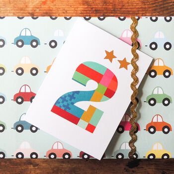 Mini Birthday Number Card, Ages One To Ten, 5 of 11