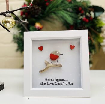 Robins Appear Love Ones Memorial Christmas Frame, 2 of 7