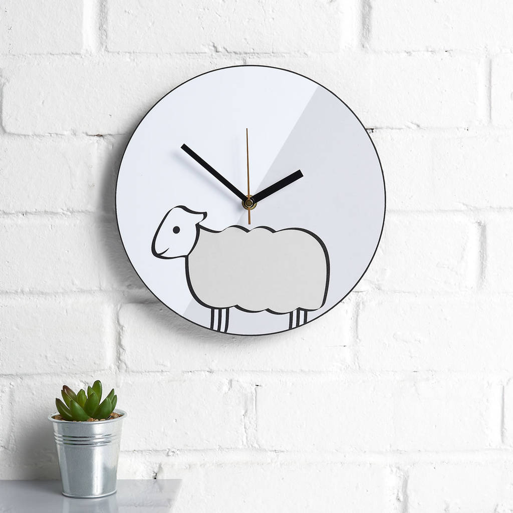 Sheep Wall Clock, 1 of 3