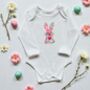 Liberty Of London Baby Bunny Design Bodysuit, thumbnail 1 of 7
