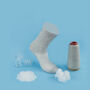 100% Recycled Plastic Athletic Adult Socks Three Pairs, thumbnail 2 of 7