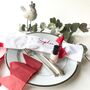 Reusable Personalised Christmas Crackers And Serviette, thumbnail 7 of 10