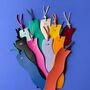 Colourful Wavy Leather Bookmark, thumbnail 1 of 9