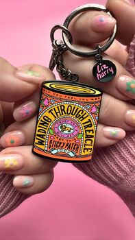 Wading Through Treacle Keychain Bakers Gift, 4 of 10