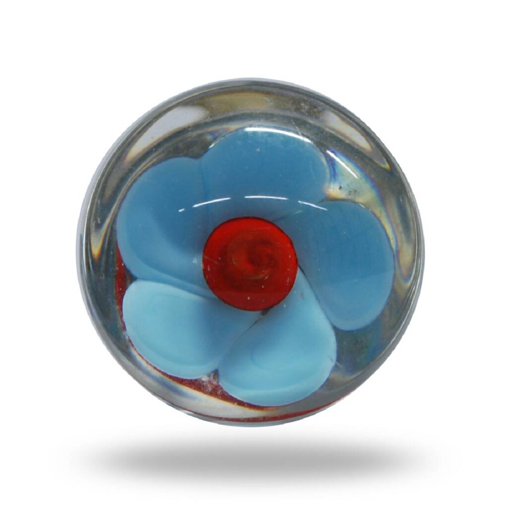 Glass Flower Knobs Mendip Mixed Colours Set Of Six By TrincaFerro