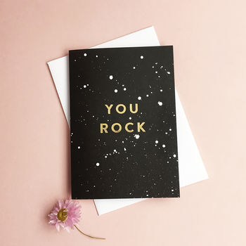 You Rock Gold Foil Card, 2 of 3