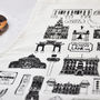 Liverpool Illustrated Black And White Apron, thumbnail 6 of 9