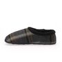 Ken Mixed Grey Herringbone Mens Slippers/Indoor Shoes, thumbnail 5 of 8