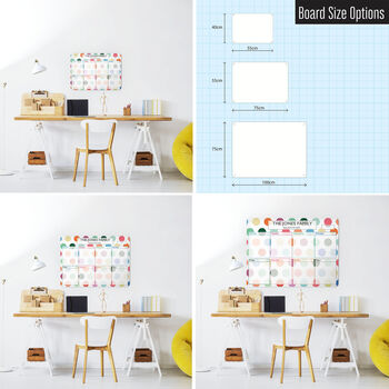 Spots Design | Personalised Magnetic Weekly Planner, 5 of 10