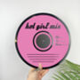 CD Disk Hot Girl Mix Upcycled 12' Lp Vinyl Record Decor, thumbnail 1 of 9