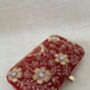 Indian Red Rectangular Clutch Bag, thumbnail 8 of 10